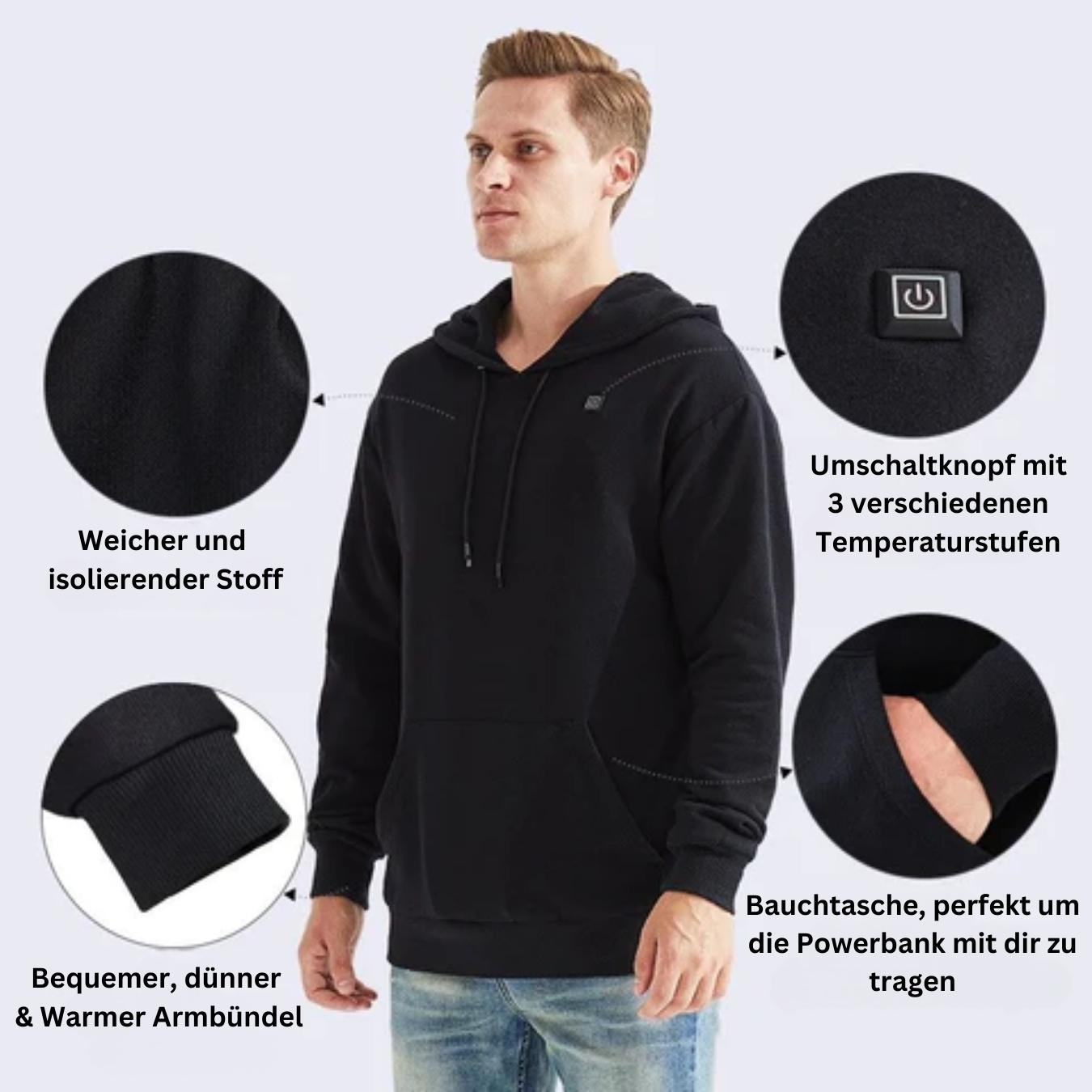 HeatHoodie® - der Beheizbarer Hoodie