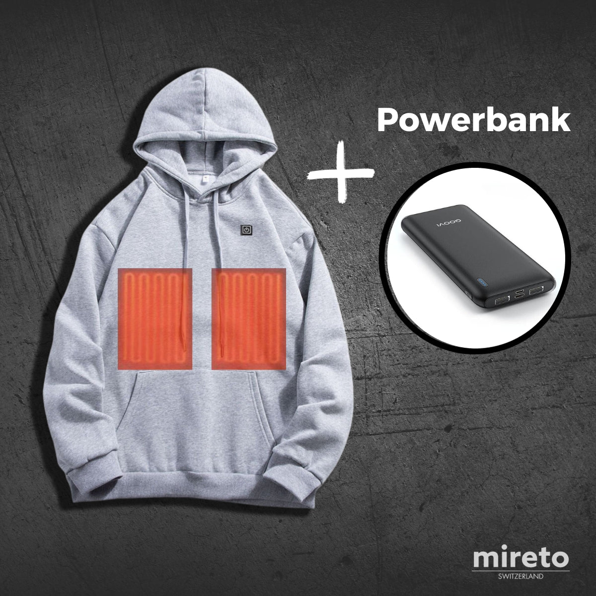 HeatHoodie® - der Beheizbarer Hoodie